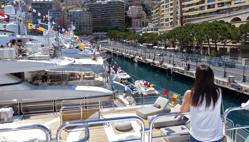 Exclusive Yacht at the Monaco Grand Prix