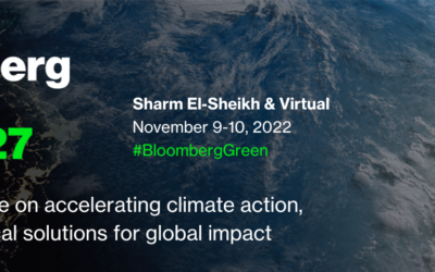 BLOOMBERG GREEN AT COP27, NOVEMBER 9TH-10TH 2022 (SHARM EL-SHEIKH & VIRTUAL)