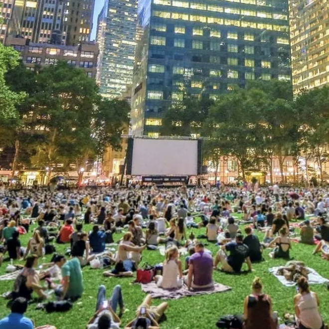 BRYANT PARK MOVIE NIGHTS, JUNE 10 ONWARDS (NEW YORK)